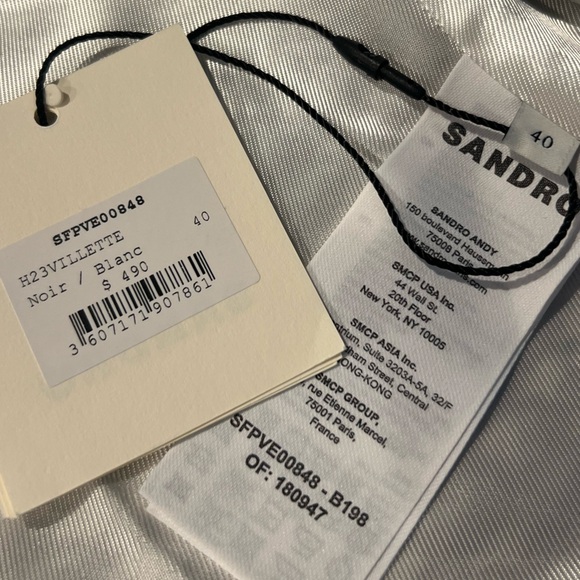 Villette Cropped Houndstooth Jacket - Picture 6 of 7